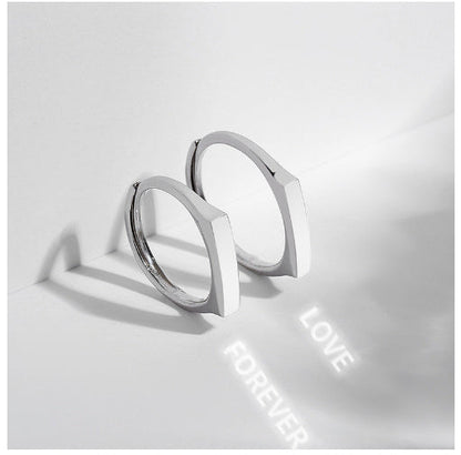 (COMPRE 1 LEVE 2) ANÉIS REFLEXO DO AMOR - PRATA 925