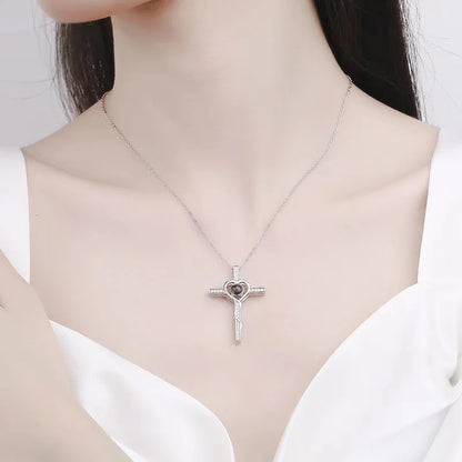 Colar Cruz do Amor | Personalizado com Foto
