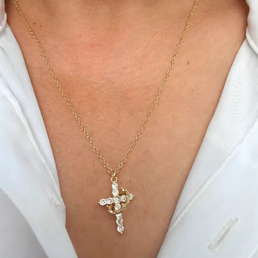 CRUZ DE CRISTAL - (COMPRE 1 E LEVE 2 OFERTA POR TEMPO LIMITADO)